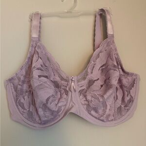 Wacoal Purple Lace Underwire Bra Full Coverage
